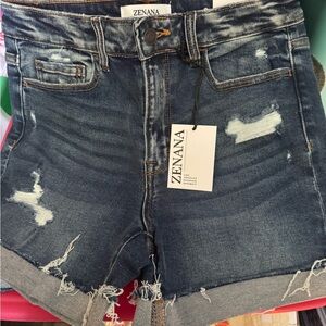 Zenana Outfitters Blue Jean Shorts
